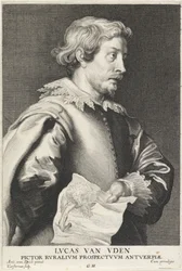Porträt von Lucas van Uden